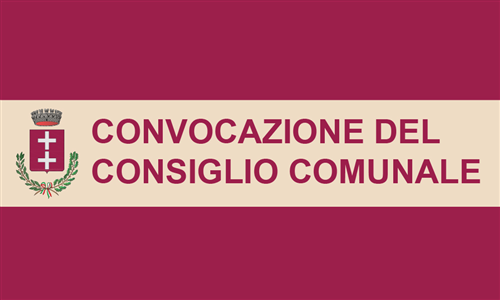 Convocazione del Consiglio Comunale del 24/04/2026 alle ore 20.00 presso la Sala Consiliare (ingresso lato cortile)
