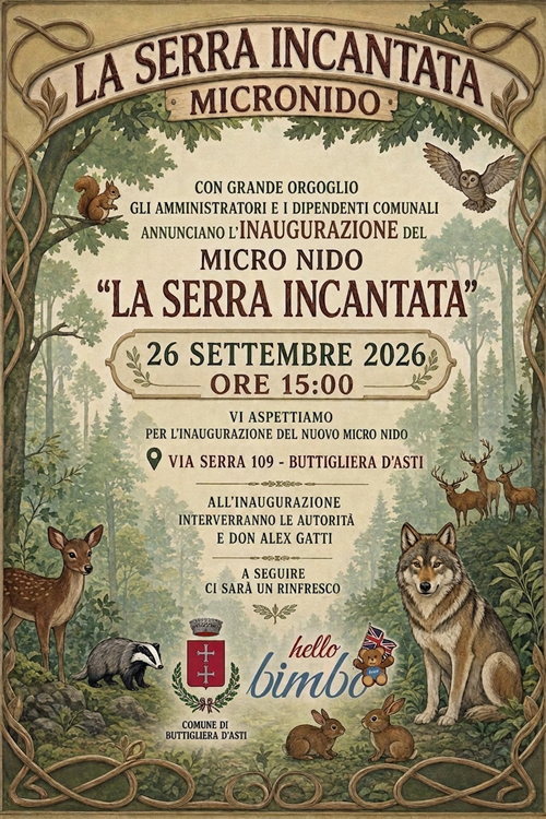 Inaugurazione del nuovo Micronido "La Serra Incantata"