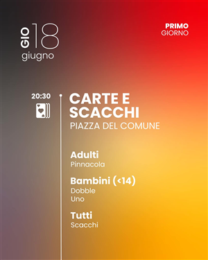 Torneo dei Borghi 2026: il programma completo delle quattro giornate