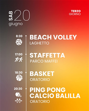 Torneo dei Borghi 2026: il programma completo delle quattro giornate