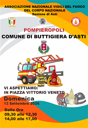 Ritorna Pompieropoli a Buttigliera d’Asti: un giorno da piccoli vigili del fuoco!