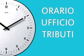 AVVISO ALL'UTENZA: Nuovo Orario Ufficio Tributi