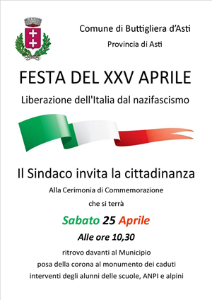 Celebrazione del XXV Aprile: Anniversario della Liberazione