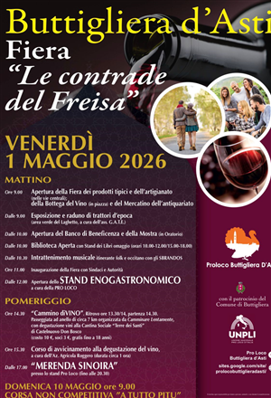 Fiera "Le Contrade del Freisa" – 1 Maggio 2026