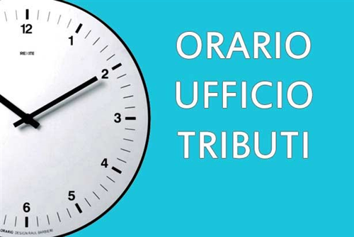 Variazione orari di apertura al pubblico dell’Ufficio Tributi
